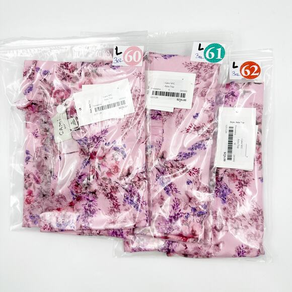 Cami NYC Asta Sleeveless Silk Lined Top Primavera Pink S23-C29-PRMVA Small S NEW - Picture 5 of 5